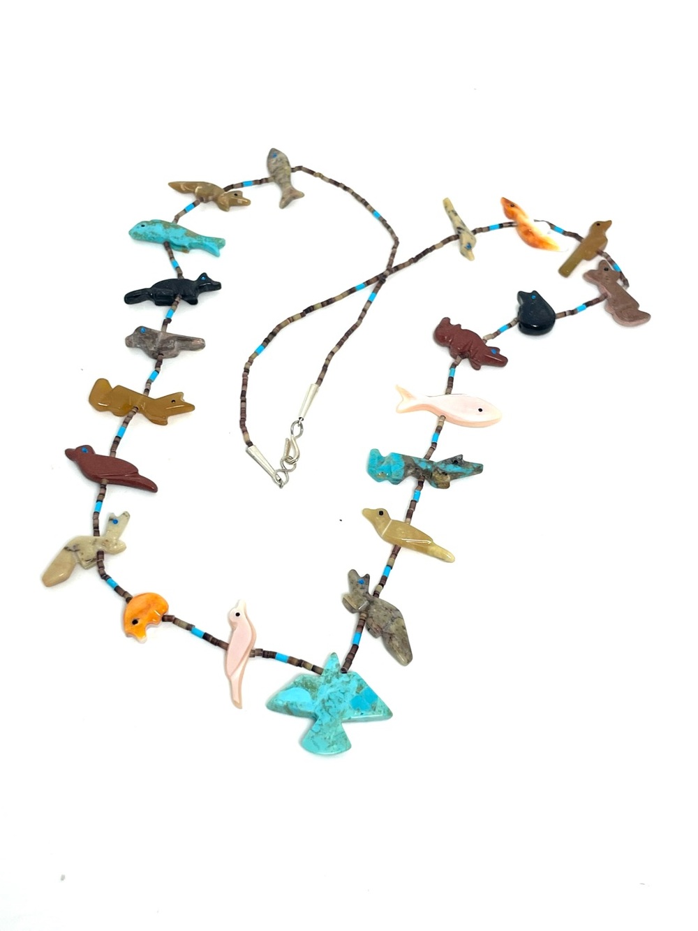 Vintage Zuni Fetish Necklace